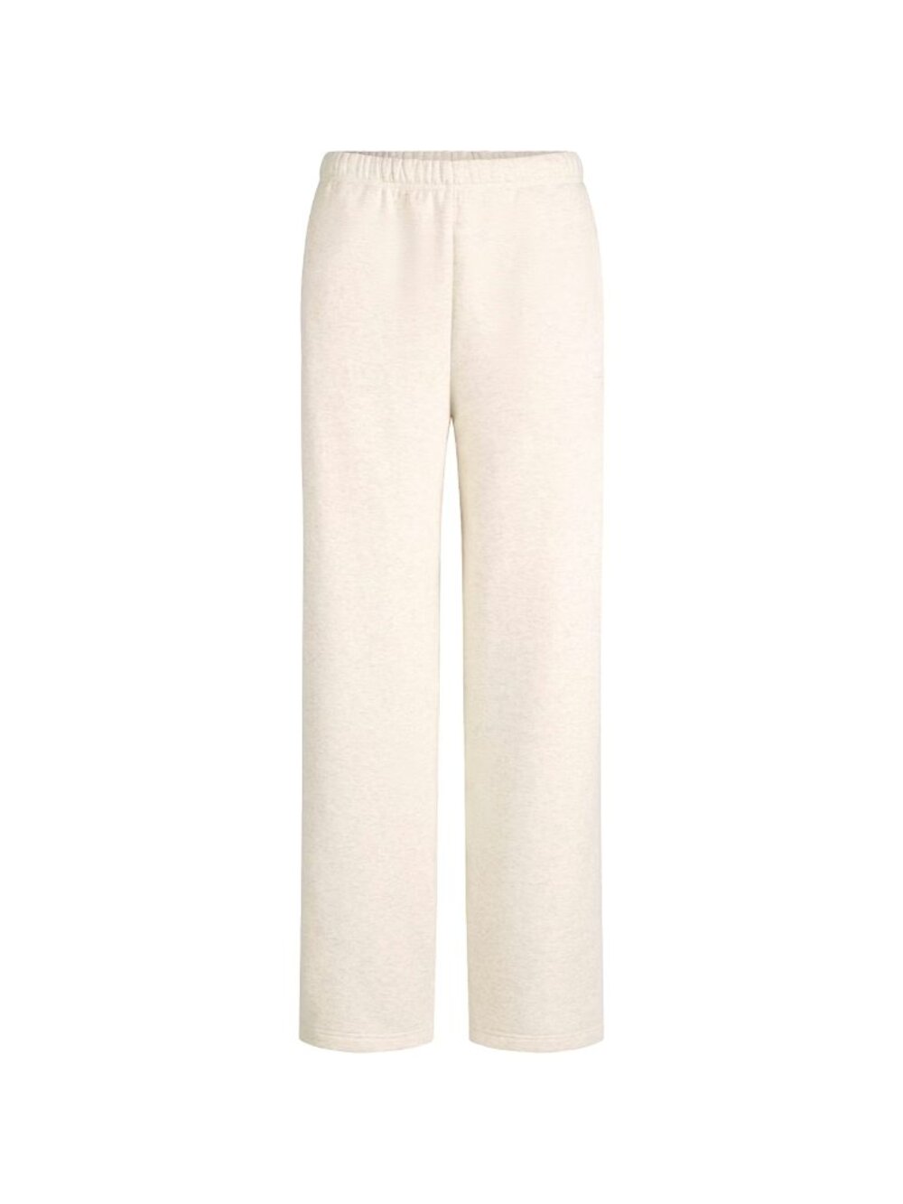 Skims Classic Cotton Fleece Straight Leg Pant - Oatmeal Heather - Picture 9 of 9